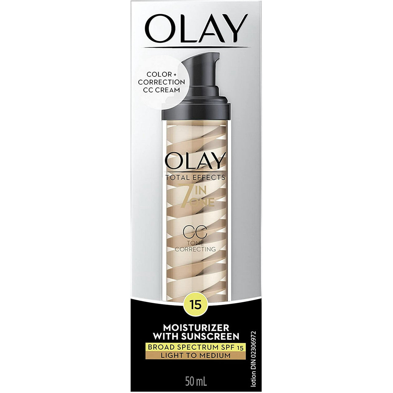 Olay Total Effects 7-In-1 Tone Correcting Uv Moisturizer, Light To Medium - 1.7 Oz